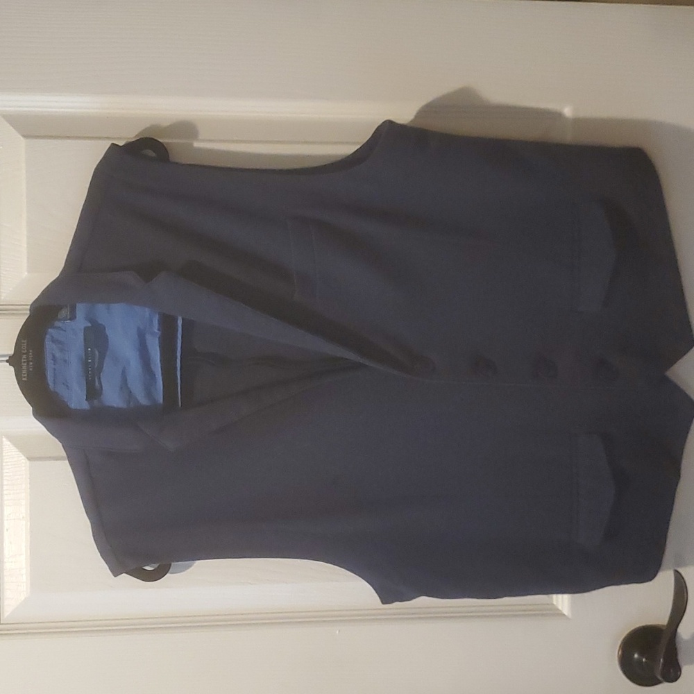 Perry Ellis Men's Navy Blue Vest Size: Large